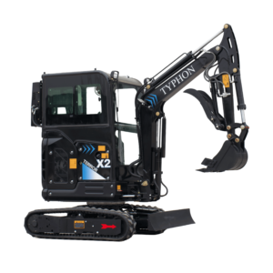TYPHON TERROR X2 MAX 2.7 Ton Mini Excavator Powerful, Yanmar Engine, Cabin with A/C & Heater, Pilot Control, Boom Swing