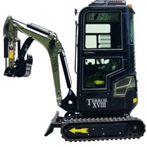Green TYPHON TERROR XVIII Prestige 2 Ton Mini Excavator KUBOTA Diesel Engine USA
